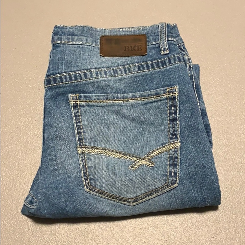 Men’s Buckle “Alec” straight leg jeans, EUC 34R